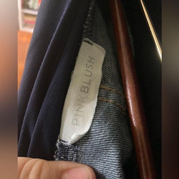 Size 28 Pink Blush Maternity Jeans - Picture 3 of 3